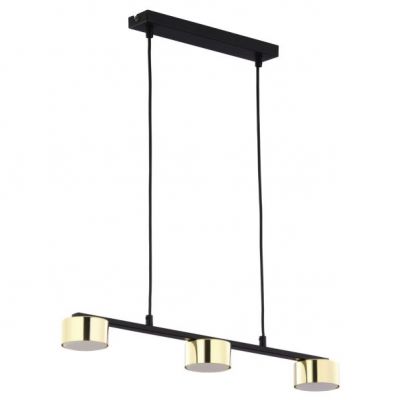 TK Lighting lampa wisząca Dallas 3xGX53 czarno/złota 6093 (6093)